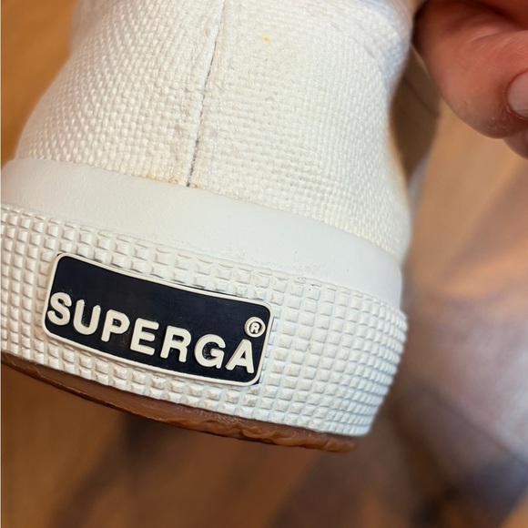 Superga Cream Canvas Sneakers - Picture 8 of 8